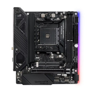 Asus, Asus ROG Mainboard Crosshair VIII, Asus ROG CROSSHAIR VIII IMPACT Mainboard Sockel (PC) AMD® AM4 Formfaktor (Details) Mini-DTX Mainboard-Chipsatz AMD®