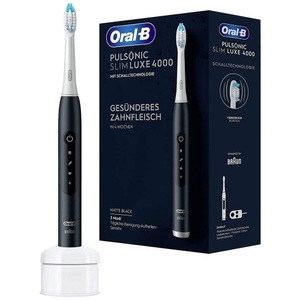 Oral-B, Oral-B Pulsonic Slim Luxe 4000 Zahnbürste schwarz matt, 