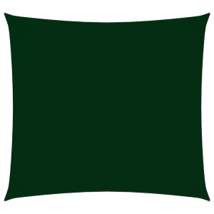 vidaXL, vidaXL Sonnensegel Oxford-Gewebe Quadratisch 3x3 m Dunkelgrün, vidaXL Sonnensegel Oxford-Gewebe Quadratisch 3x3 m Dunkelgrün