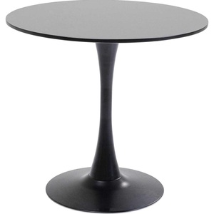 Kare Design, Tisch Schickeria schwarz Ø80, KARE Design - Tisch Schickeria rund 80, One Size, Schwarz