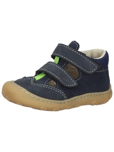 PEPINO, Pepino Sandale Ebi nautic (mittel), PEPINO by RICOSTA Klettschuh »EBI WMS Schuh Weiten Mess System: mittel«, Sandale, Babyschuh, Freizeitschuh mit Kontrastbesatz