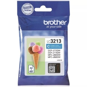 Brother, Brother Lc-3213C cyan Tintenpatrone, Brother Tintenpatrone, blau, LC-3213C, (400 Seiten)