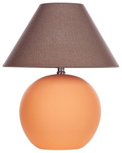 Beliani, Tischleuchte aus Keramik Klassisch LIMIA Tischleuchte aus Keramik Klassisch LIMIA, Beliani - Tischleuchte aus Keramik Klassisch LIMIA, One Size, Orange Bunt