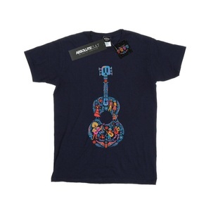 Disney, Coco Guitar Pattern Tshirt Damen Marine L