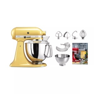 KITCHENAID, Kitchenaid Artisan KSM200 Küchenmaschine Swiss Edition pastellgelb, KitchenAid Küchenmaschine KSM200 Gelb