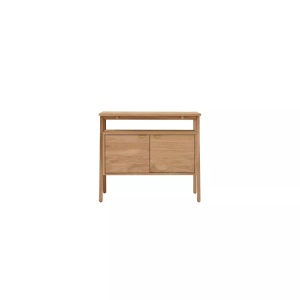 Tikamoon, Waschtischunterschrank aus massiver Eiche 90 cm Pola Waschtischunterschrank aus massiver Eiche 90 cm Pola, Tikamoon - Waschtischunterschrank aus massiver Eiche 90 cm Pola, One Size, Zimt