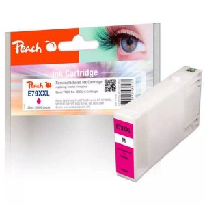 undefined, Peach 319903 1 Stück(e) Kompatibel Extra (Super) Hight Yield Magenta, Peach E79 XXLm Druckerpatrone XXL ma ersetzt Epson No. 79XXL m, C13T78934010 für z.B. Epson WorkForce Pro WF -5100, Epson WorkForce Pro WF -5110 DW