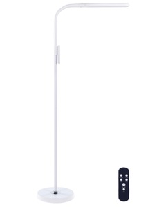 Beliani, Stehleuchte aus Kunststoff Modern ARIES Stehleuchte aus Kunststoff Modern ARIES, Beliani - LED Stehlampe aus Kunststoff Modern ARIES, One Size, Weiss Bunt
