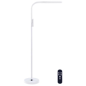 Beliani, Stehleuchte aus Kunststoff Modern ARIES Stehleuchte aus Kunststoff Modern ARIES, Beliani - LED Stehlampe aus Kunststoff Modern ARIES, One Size, Weiss Bunt