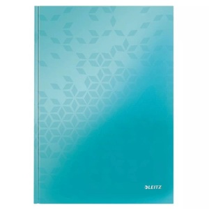 undefined, Leitz Notizbuch WOW A4 liniert, eisblau, Leitz Notizbuch WOW, A4, liniert, eisblau, 90g, 4625-10-51