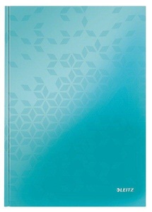 undefined, Leitz Notizbuch WOW A4 liniert, eisblau, Leitz Notizbuch WOW, A4, liniert, eisblau, 90g, 4625-10-51