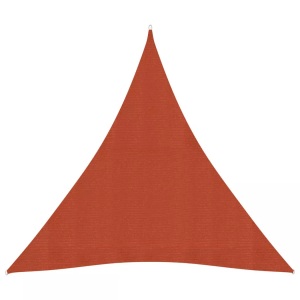 vidaXL, vidaXL Sonnensegel 160 g/m² Terrakottarot 4,5x4,5x4,5 m HDPE