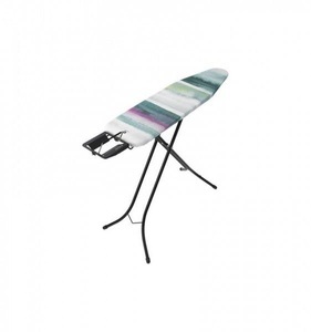 BRABANTIA, brabantia Black Morning Breeze Bügeltisch, Brabantia Bügelbrett »Morning Breeze mit Dampfbügeleisenablage«, Bügelfläche 30 cmx110 cm