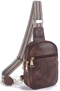 Only-bags.store, Bauchtasche Brusttasche, Umhängetasche Kunstleder Umhängetasche Kleine Umhängetasche Damen Multicolor, Only-bags.store - Bauchtasche Brusttasche, Umhängetasche Kunstleder Kleine Umhängetasche, für Damen, Braun