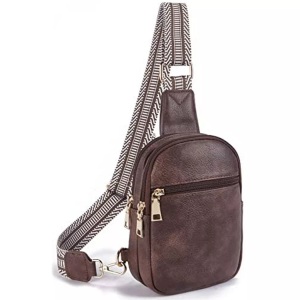 Only-bags.store, Bauchtasche Brusttasche, Umhängetasche Kunstleder Umhängetasche Kleine Umhängetasche Damen Multicolor, Only-bags.store - Bauchtasche Brusttasche, Umhängetasche Kunstleder Kleine Umhängetasche, für Damen, Braun
