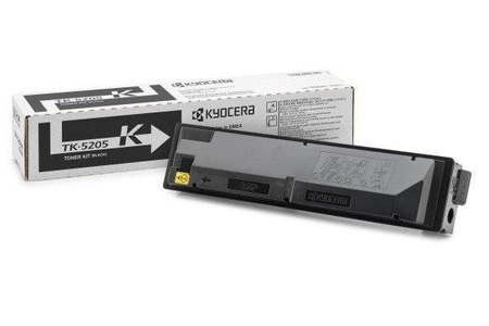 Kyocera, Kyocera Toner TK-5205K Black, Kyocera Toner, schwarz, TK-5205K, (18'000 Seiten)