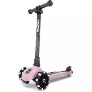 Scoot and Ride, Scoot and Ride Highwaykick 3 LED Scooter hellrosa, Scoot and Ride Scooter Highwaykick 3 LED, Rose