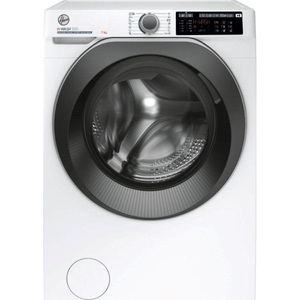 Hoover, Hoover HW 437 AMBS/1-S Waschmaschine links, HOOVER HW4 37AMBS/1-S - Waschmaschine (7 kg, Weiss)