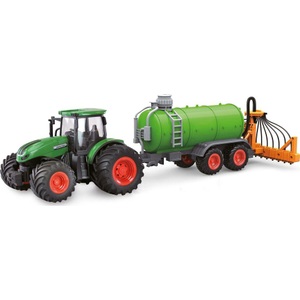 AMEWI, Amewi Traktor mit Güllefass, Grün 1:24, RTR, Amewi Traktor mit Güllefass, Grün 1:24, RTR