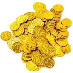 Gameloot, Goldmünzen Aus Kunststoff - 144 Stück Unisex, 