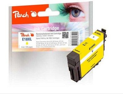 Peach, Peach Tintenpatrone gelb kompatibel zu Epson No. 18XL y, C13T18144010, 