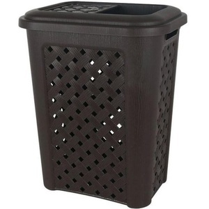 eStore, Wäschekorb, 30 L - Braun Unisex, 