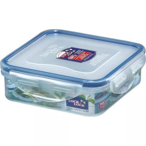 Lock & Lock, Lock & Lock Lock & Lock Vorratsdose 0.43 l, Vorratsdose quadratisch 0.43lt 13.4x13.4x4.5cm