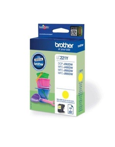 Brother, Brother Lc-221Y gelb Tintenpatrone, Brother Tintenpatrone, gelb, LC-221Y, (260 Seiten)