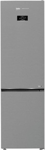 BEKO, Beko Kühl-Gefrierkombination KG520 Inox links, BEKO Kühl-Gefrierschrank-Kombi KG520 355L No Frost
