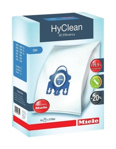 MIELE, Miele GN Hyclean 3D Efficiency - Staubsaugerbeutel (), Original Staubsaugerbeutel, microvlies, 4St. passend für: 1200