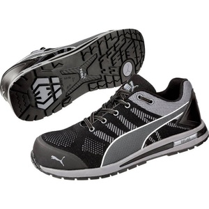 Puma, Puma Sicherheitsschuh Elevate, Puma - Sicherheitsschuh Elevate Knit Black Low S1P ESD HRO SRC, 39, Multicolor