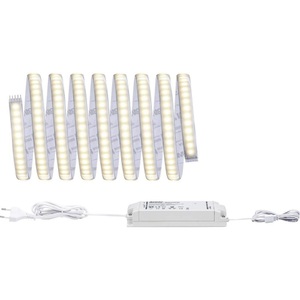 Paulmann, Paulmann MaxLED 1000 70670 LED-Streifen-Basisset EEK: LED (A++ - E) mit Stecker 24 V 300 cm Warm-Weiß, Basisset 3m beschichtet 40 W, 3300 lm, 432 LED, 230/24 V, 75 VA Basisset 3m beschichtet 40 W, 3300 lm, 432 LED, 230/24 V, 75 VA