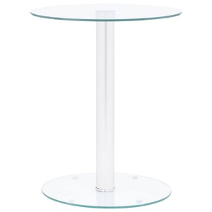 vidaXL, vidaXL Couchtisch Transparent 40 cm Hartglas