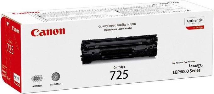 Canon, Original Tonerpatrone schwarz Canon 3484B002, 725, Toner schwarz CRG-725