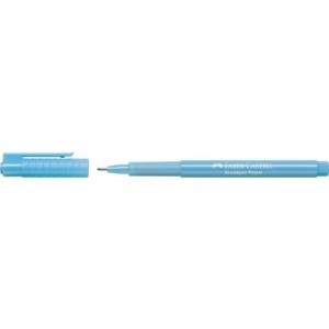 Faber-Castell, Faber-Castell Fineliner Broadpen, Faber-Castell Fineliner Broadpen 1554, 0.8mm, pastellichtblau, 155458