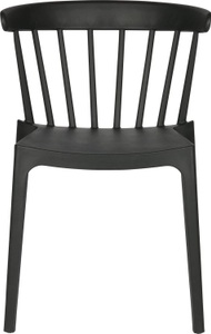 woood, Woood Bliss Stapelstuhl Set Schwarz (2er-Set), Stuhl Bliss schwarz