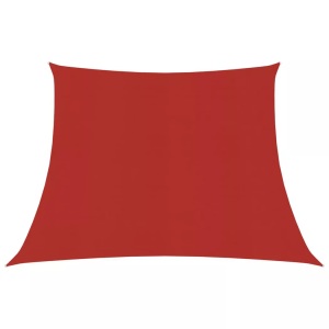 vidaXL, vidaXL Sonnensegel 160 g/m² Rot 3/4x2 m HDPE, vidaXL Sonnensegel 160 g/m² Rot 3/4x2 m HDPE
