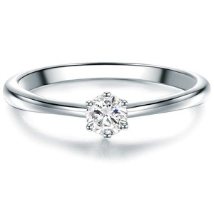 Tresor 1934, Verlobungsring Sterling Silber Zirkonia 56, Trilani - Ring, 56, Silber