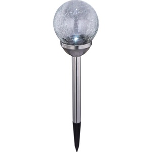 mutoni light, Solarleuchte Edelstahl 1xLED, Solarleuchte Edelstahl 1xLED crackle