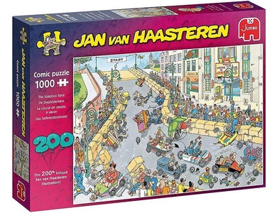 Jumbo Spiele GmbH, Jumbo 20053 - Jan van Haasteren, Das Seifenkistenrennen, Comic-Puzzle,, Jan van Haasteren - Seifenkistenrennen