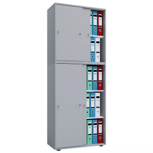 MID.YOU, MID.YOU Aktenschrank in grau 70/178/38 cm , 'Lona Xxl' _ Holzwerkstoff , 4 Fächer , 70x178x38 cm , melaminharzbeschichtet,melaminharzbeschichtet,Nachbildung,Nachbildung , 000657014045, VCM - Büroschrank mit 5 Fächern | moderner Aktenschrank Schiebetüren Maße ca. B. 70 x H. 184 T. 37 cm ? Lona 5-Fach, One Size, Taubengrau
