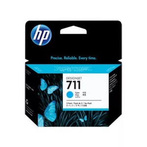 Hp, HP 711 Cz134A 3er-Pack cyan Tintenpatrone, Hewlett Packard Tintenpatrone, blau, No.711, CZ134A, (3 x 29ml)