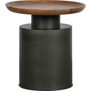 mutoni living, Beistelltisch Dua Holz Metall schwarz, Beistelltisch Dua Holz Metall schwarz
