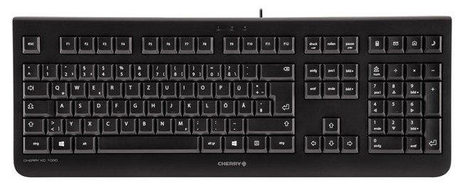 Cherry, Cherry KC 1000 - Tastatur, Cherry - KC 1000 Tastatur CH-Layout, Schwarz