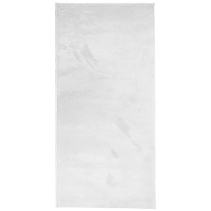 vidaXL, vidaXL Teppich OVIEDO Kurzflor Grau 100x200 cm