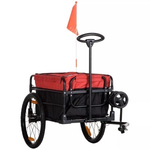 HOMCOM, HOMCOM - Fahrradanhänger, One Size, HOMCOM - Fahrradanhänger, One Size