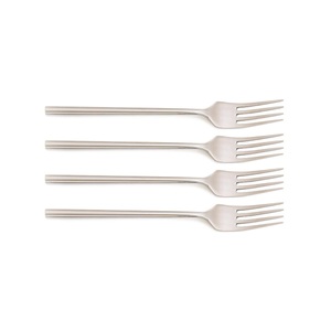 LA REDOUTE INTERIEURS, 4er-set Gabeln Katherine Unisex Grau ONE SIZE, La Redoute Intérieurs - 4er-Set Gabeln Katherine, One Size, Grau