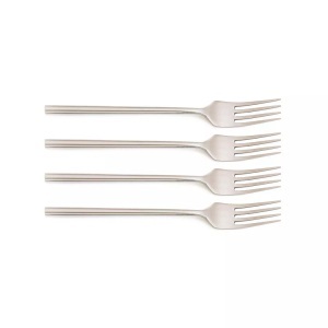 LA REDOUTE INTERIEURS, 4er-set Gabeln Katherine Unisex Grau ONE SIZE, La Redoute Intérieurs - 4er-Set Gabeln Katherine, One Size, Grau