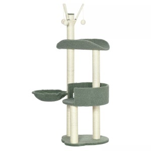 PawHut, PawHut - Kratzbaum, One Size, Grün, PawHut - Kratzbaum, One Size, Grün