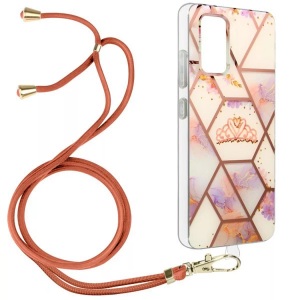 Avizar, Samsung Galaxy A32 - Silikongel Schutzhülle, Avizar - Hülle mit Halsband Samsung A32 4G, Rosa